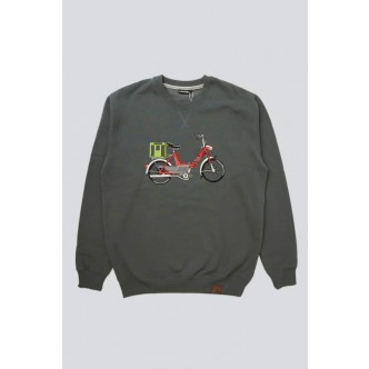 LAKOR, RED PUCH SWEATSHIRT I GRÅ 