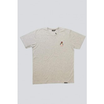LAKOR, MINI MINE! T-SHIRT I LYSGRÅ 