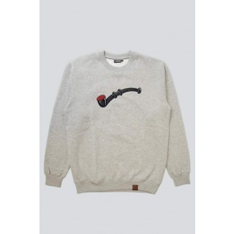 LAKOR, LAKRIDSPIBE SWEATSHIRT I GRÅ 