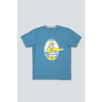 LAKOR, ATLANTIS T-SHIRT I BLÅ 