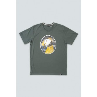 LAKOR, SAILOR PUFFIN T-SHIRT I GRÅ 
