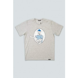 LAKOR, HITCHHIKER T-SHIRT I LYSGRÅ 
