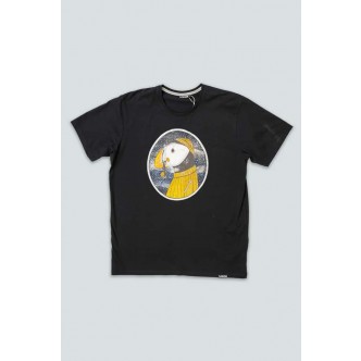 LAKOR, SAILOR PUFFIN T-SHIRT I SORT