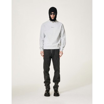 HAN KJØBENHAVN, SCRIPT SWEATSHIRT I LYS GRÅ