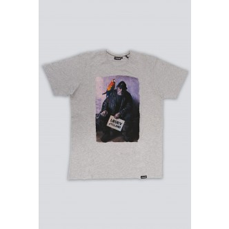 LAKOR, DANISH PIRATE T-SHIRT I LYS GRÅ