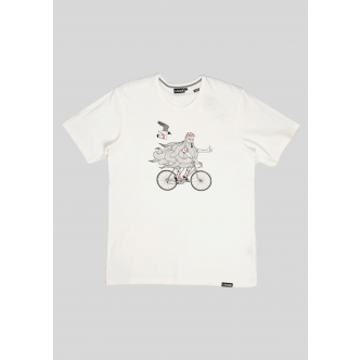 Lakor, T-shirt, Beard On Bike, Star White 