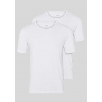 IQ Sox, Undertøj, 2-pak Bambus Rundhals T-shirt, White 