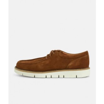 GARMENT PROJECT, EILO VIBRAM LOW I COGNAC SUEDE