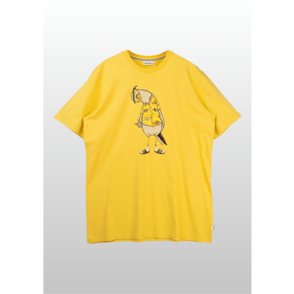 Lakor, T-shirt, Flipping Bird, Cream Gold 