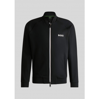 Boss, Sweatcardigan, Matteo Berrettini Sambo MB, Black 