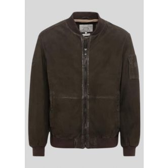 Camel Active, Overtøj, Leather Bomber, Brown