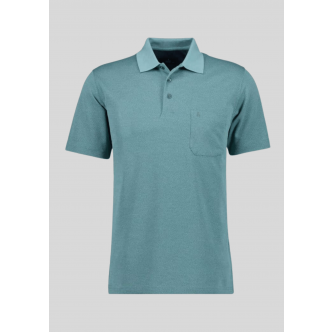 Ragman, Polo, Microfiber Fishnet, Sage