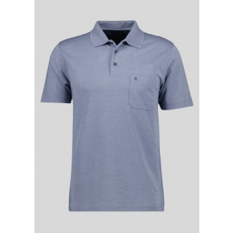 Ragman, Polo, Microfiber Fishnet, Dove