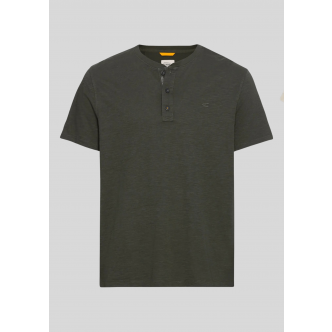Camel Active, T-shirt, Henley, Green