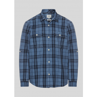 Camel Active, Overshirt, Checked Shirt, Blue