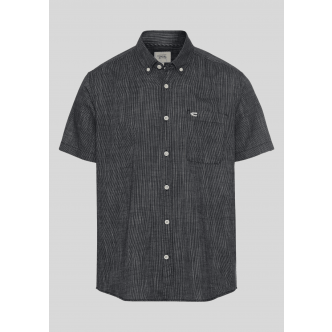Camel Active, Skjorte SS, Fine Stripes, Navy