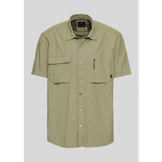 Camel Active, Skjorte SS, Cooling Effect Shirt, Green 