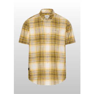 Camel Active, Skjorte SS, Cotton Check, Yellow 