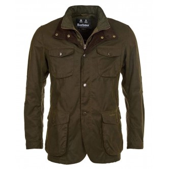BARBOUR, OGSTON WAX JACKET I GREEN