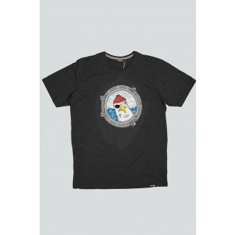 LAKOR, PORTHOLE T-SHIRT I GRÅ