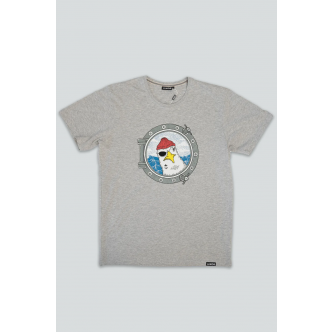 LAKOR, PORTHOLE T-SHIRT I LYS GRÅ