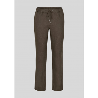 Sand Copenhagen, Bukser, Jason S Linen Pant, Cinnamon Brown 