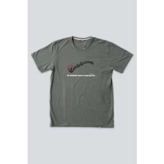 LAKOR, LAKRIDSPIBE T-SHIRT I GRÅ 