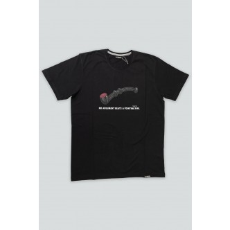 LAKOR, LAKRIDSPIBE T-SHIRT I SORT 
