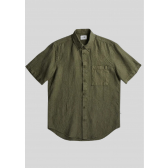 NN07, Skjorte SS, Arne Linen 5706, Olive
