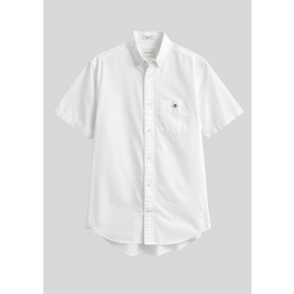 Gant, Skjorte SS, Classic Oxford, White 