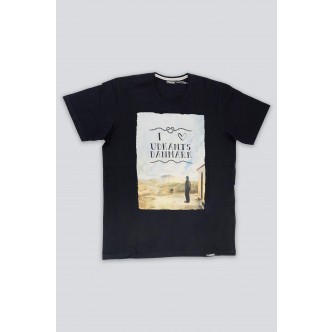 LAKOR, UDKANT T-SHIRTS I SORT 