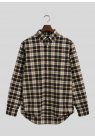 Gant, Skjorte, Flannel, Brown Check