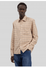 Another Aspect, Skjorte, Another Shirt 4.0, Brown-Yellow Stripe 