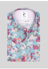 R2, Skjorte SS, Foral Viscose Shirt Short Sleeve 