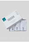 IQ Sox, Strømper, 3-pak Bambus Footies, White