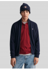 Gant, Strik, Cardigan, Navy 