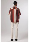 NN07, Skjorte SS, Hans 5020, Red Stripe