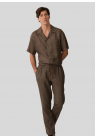 Sand Copenhagen, Bukser, Jason S Linen Pant, Cinnamon Brown 