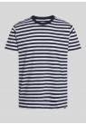 Mads Nørgaard, T-shirt, Thor Midi Organic Tee, Navy-White