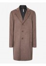 SAND COPENHAGEN, SULTAN TECH CASHMERE COAT I BRUN