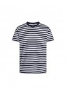 MADS NØRGAARD, MIDI THOR T-SHIRT I NAVY-HVID 