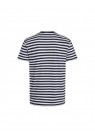 MADS NØRGAARD, MIDI THOR T-SHIRT I NAVY-HVID 
