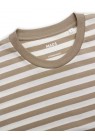 MADS NØRGAARD, MIDI THOR T-SHIRT I HVID-KHAKI