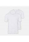 IQ, 2-PAK BAMBUS T-SHIRT I HVID