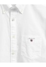 Gant, Skjorte SS, Classic Oxford, White 