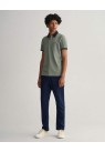 GANT, OXFORD PIQUE-POLO I GRØN /2012/ 312 BASIL GREEN