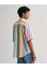 GANT, OVERSIZED SS SHIRT I MULTI STRIB