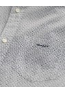 GANT, MICRO-PRINT SKJORTE I HVID