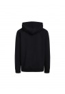 MADS NØRGAARD, STANDARD ZIP HOODIE I SORT