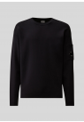 C.P. Company, Strik, Cotton Sea Island Lens Sweater, Total Eclipse